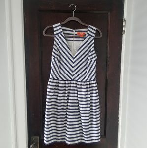 Joe Fresh Blue & White Striped Dress
